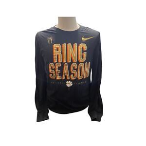 Nike Clemson Tigers 2018 National Champions “Ring‎ Season” Long Sleeve Shirt Med